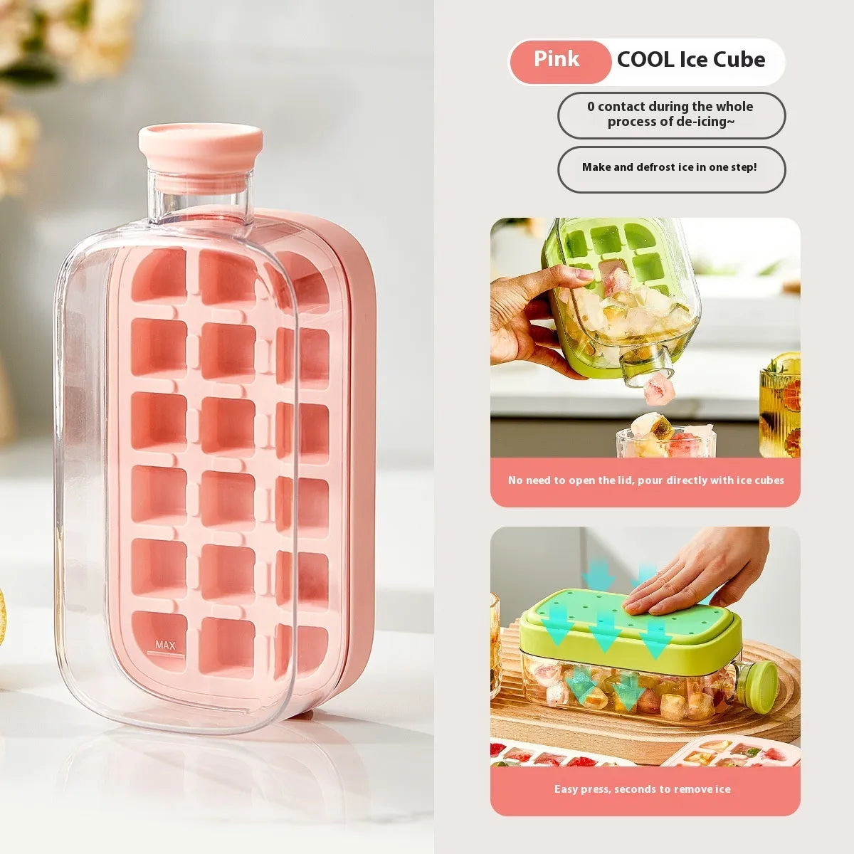 Portable One-Click Molding Cooling Cup