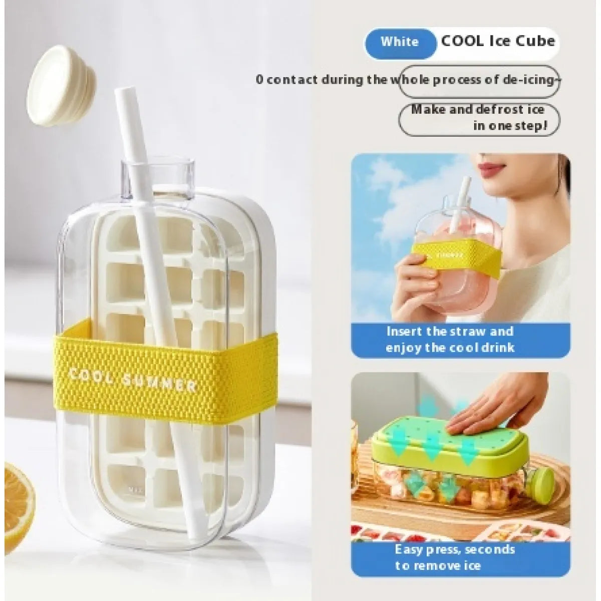 Portable One-Click Molding Cooling Cup
